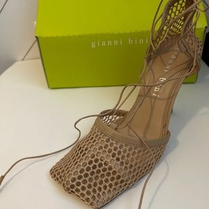 Gianni Bini ankle wrapped heel sandals